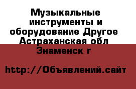 Музыкальные инструменты и оборудование Другое. Астраханская обл.,Знаменск г.